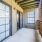spacious patio with 2 sliding glass doors